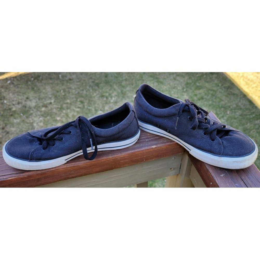 LaCoste Alligator Shoes Lyndon Lace Up US 8 Black Sneakers W 312 LYV 801 - Picture 5 of 8